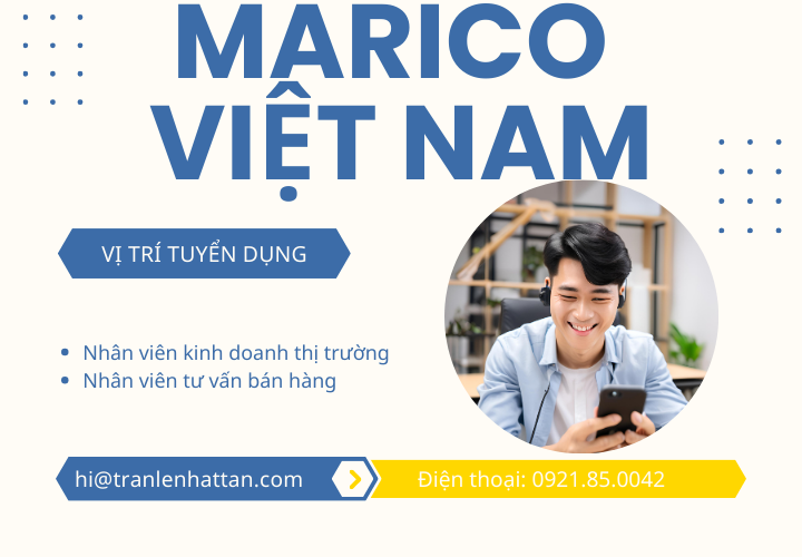 Tuyển dụng Nhân viên kinh doanh thị trường kênh tạp hóa Marico tại Bình Thạnh, HCM